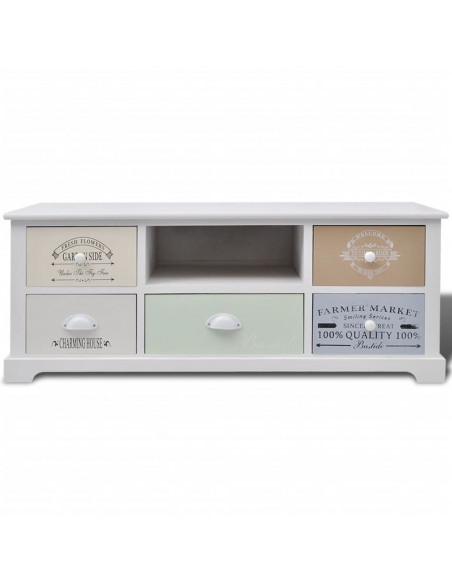 Mobile Porta TV in Stile Francese in Legno