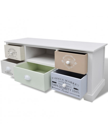 Mobile Porta TV in Stile Francese in Legno