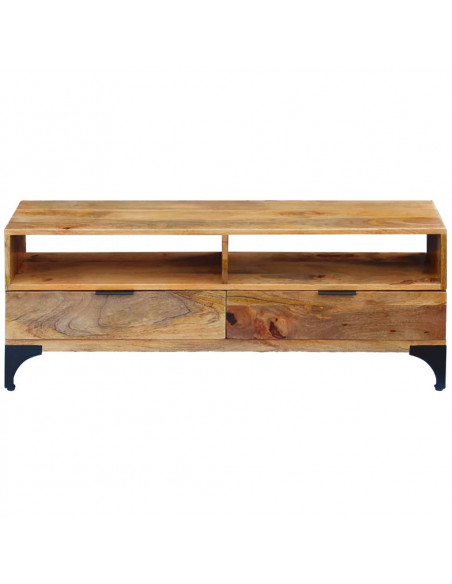 Mobile Porta TV in Legno di Mango 120x35x45 cm