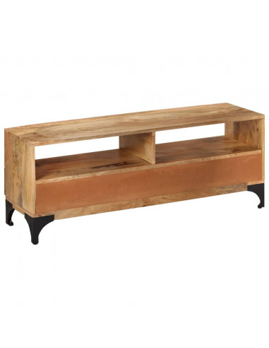Mobile Porta TV in Legno di Mango 120x35x45 cm