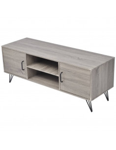 Mobile Porta TV 120x40x45 cm Grigio 2