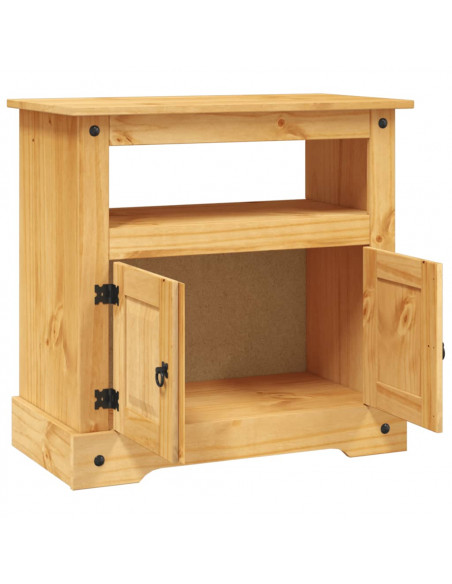 Mobile Porta TV Legno Pino Messicano Corona Range 80x43x78 cm