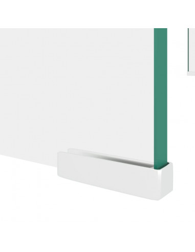 Mobile/Rialzo Porta TV in Vetro Trasparente 80x30x13 cm