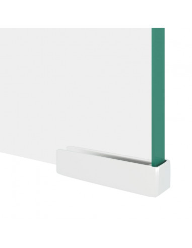 Mobile/Rialzo Porta TV in Vetro Trasparente 110x30x13 cm