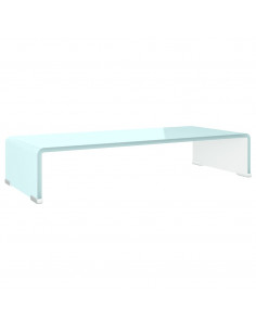 Supporto TV / Rialzo Monitor in Vetro Verde 60x25x11 cm 2