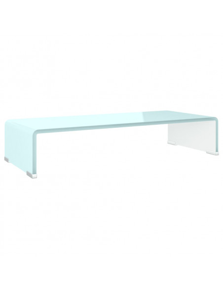 Supporto TV / Rialzo Monitor in Vetro Verde 60x25x11 cm