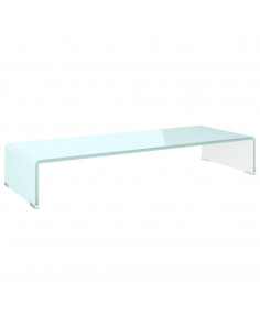 Supporto TV / Rialzo Monitor in Vetro Verde 80x30x13 cm 2
