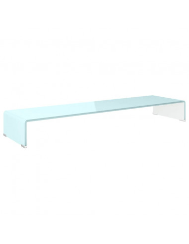 Supporto TV / Rialzo Monitor in Vetro Verde 110x30x13 cm