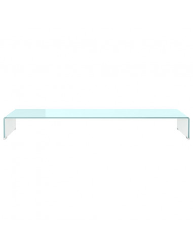 Supporto TV / Rialzo Monitor in Vetro Verde 110x30x13 cm