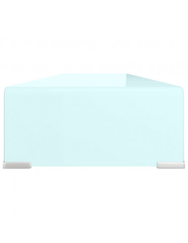 Supporto TV / Rialzo Monitor in Vetro Verde 110x30x13 cm