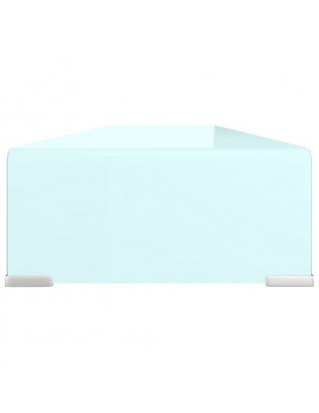 Supporto TV / Rialzo Monitor in Vetro Verde 110x30x13 cm