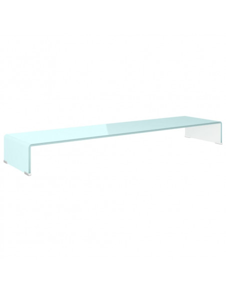 Supporto TV / Rialzo Monitor in Vetro Verde 120x30x13 cm