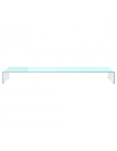 Supporto TV / Rialzo Monitor in Vetro Verde 120x30x13 cm