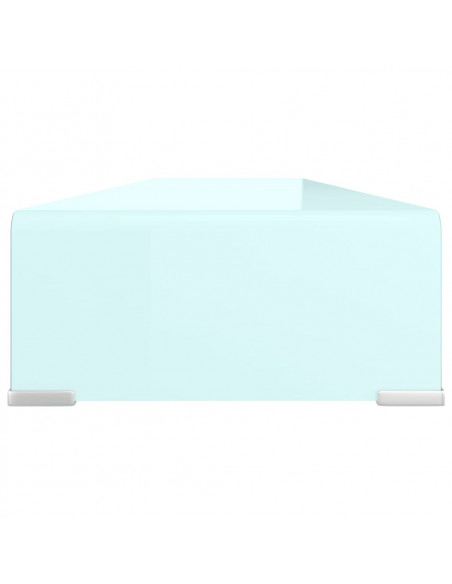 Supporto TV / Rialzo Monitor in Vetro Verde 120x30x13 cm