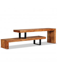 Mobile Porta TV in Legno Massello di Acacia 2