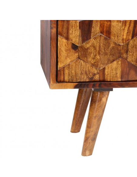 Mobile Porta TV in Legno Massello di Sheesham 140x30x40 cm