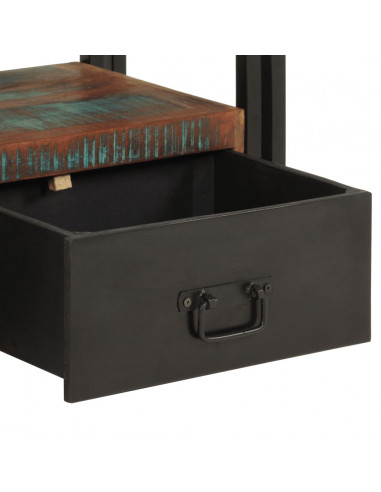 Mobile Porta TV in Legno Massello di Recupero 120x30x40 cm