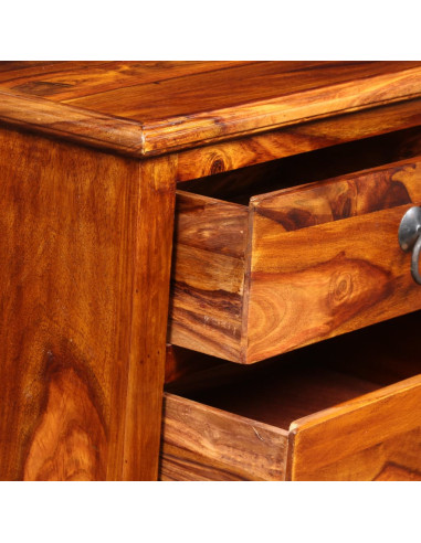 Mobile Porta TV in Legno Massello di Sheesham 90x30x40 cm