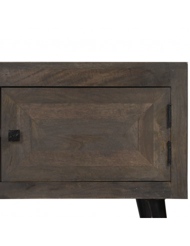 Mobile Porta TV in Legno Massello di Mango 140x30x45 cm