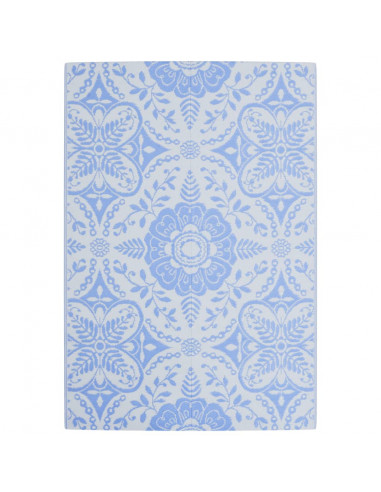 Tappeto da Esterno Celeste 140x200 cm in PP