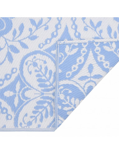 Tappeto da Esterno Celeste 140x200 cm in PP