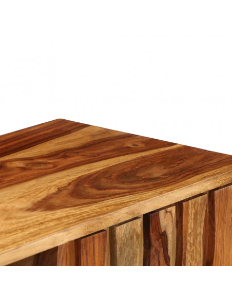 Mobile Porta TV in Legno Massello di Sheesham 118x30x40 cm