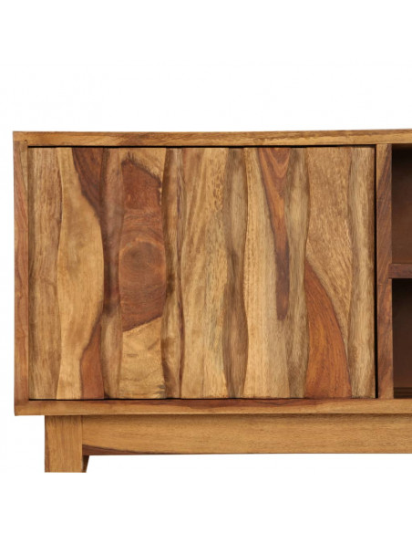 Mobile Porta TV in Legno Massello di Sheesham 118x30x40 cm