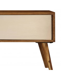 Mobile Porta TV 140x30x40cm in Legno Massello di Sheesham 2