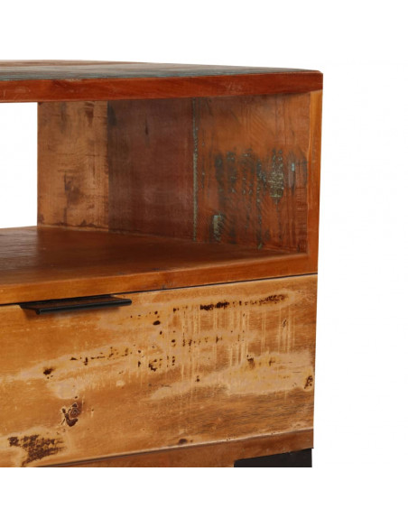 Mobile Porta TV 118x35x45 cm in Legno Massello di Recupero
