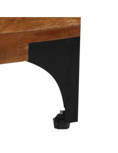 Mobile Porta TV 118x35x45 cm in Legno Massello di Recupero