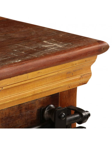 Mobile Porta TV 110x30x45 cm in Legno Massello di Recupero