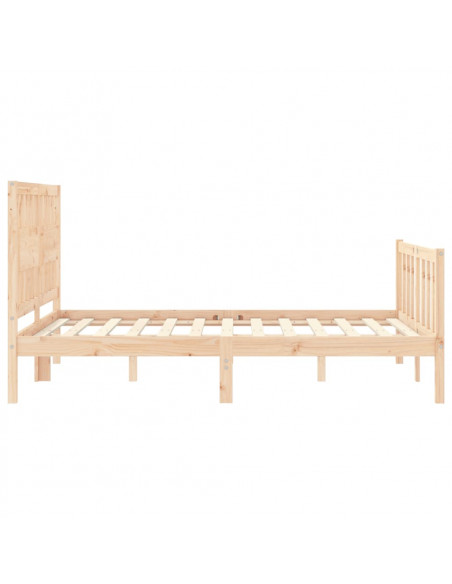 Giroletto con Testiera 140x190 cm in Legno Massello
