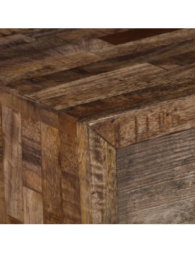 Mobile Porta TV 118x30x40 cm in Legno Massello di Mango