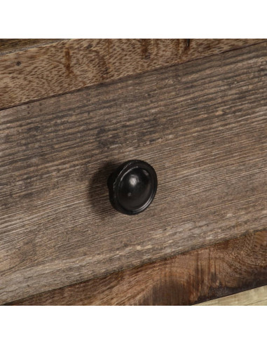 Mobile Porta TV 118x30x40 cm in Legno Massello di Mango