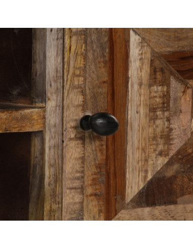 Mobile Porta TV 118x30x40 cm in Legno Massello di Mango