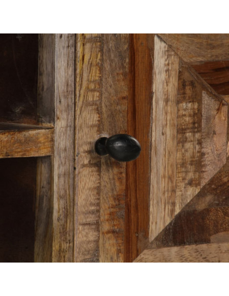 Mobile Porta TV 118x30x40 cm in Legno Massello di Mango