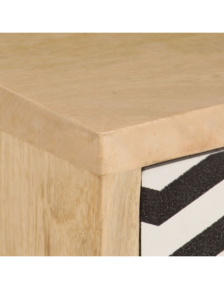 Mobile Porta TV 120x30x40 cm Legno Massello di Mango