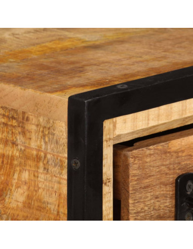 Mobile Porta TV con Cassetti 120x30x40 cm Massello di Mango