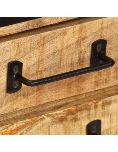 Mobile Porta TV con Cassetti 120x30x40 cm Massello di Mango