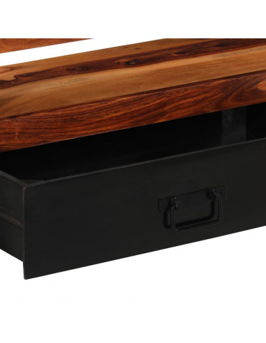 Mobile Porta TV 120x30x40 cm in Legno Massello di Sheesham