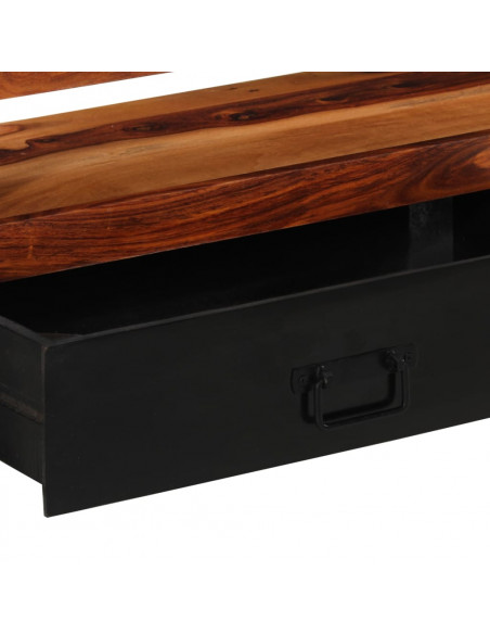 Mobile Porta TV 120x30x40 cm in Legno Massello di Sheesham