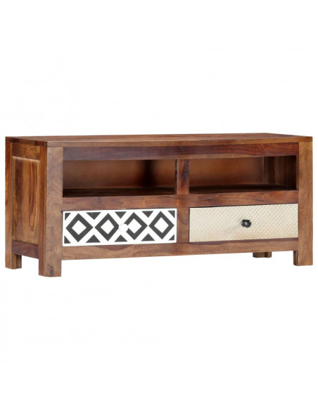 Mobile Porta TV 90x30x40 cm in Legno Massello di Sheesham