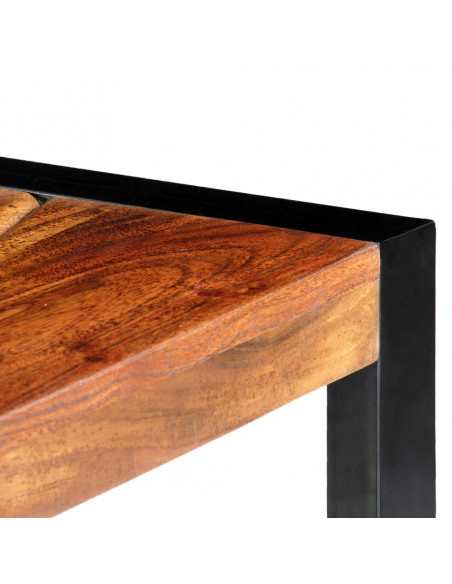Mobile Porta TV 140x30x45 cm in Legno Massello di Acacia