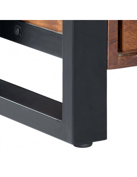 Mobile Porta TV 140x30x45 cm in Legno Massello di Acacia