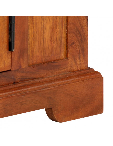 Mobile Porta TV 119x30x40 cm in Legno Massello di Acacia