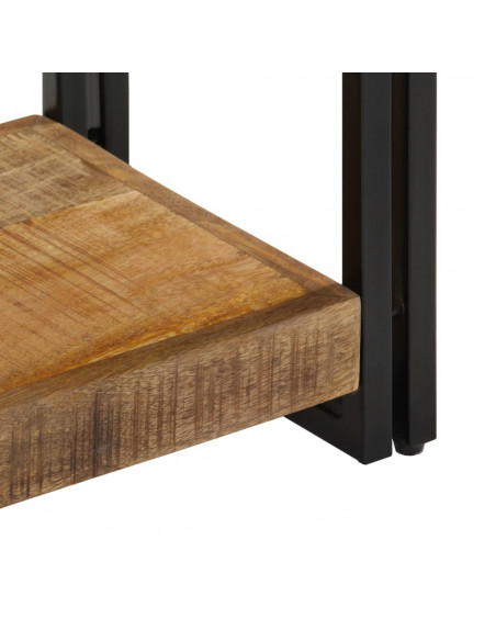 Mobile Porta TV 90x30x40 cm in Legno Massello di Mango