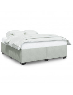 Giroletto Grigio Chiaro 180x200 cm in Velluto 2