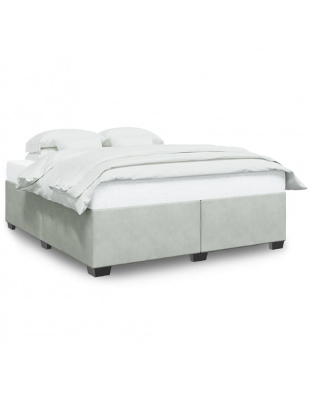 Giroletto Grigio Chiaro 180x200 cm in Velluto