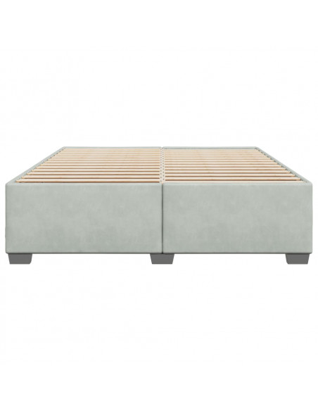 Giroletto Grigio Chiaro 180x200 cm in Velluto