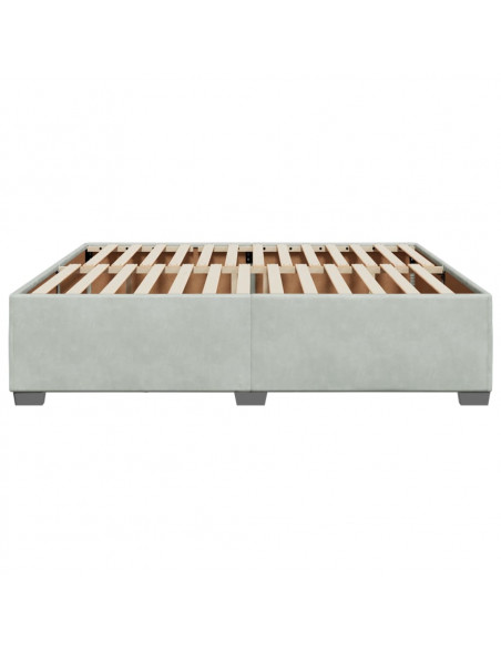 Giroletto Grigio Chiaro 180x200 cm in Velluto